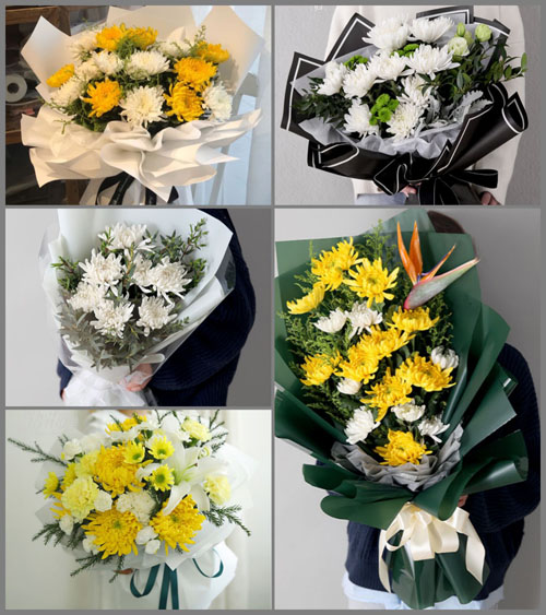 浙江省金华磐安县安文镇康庄社区白事花束代送